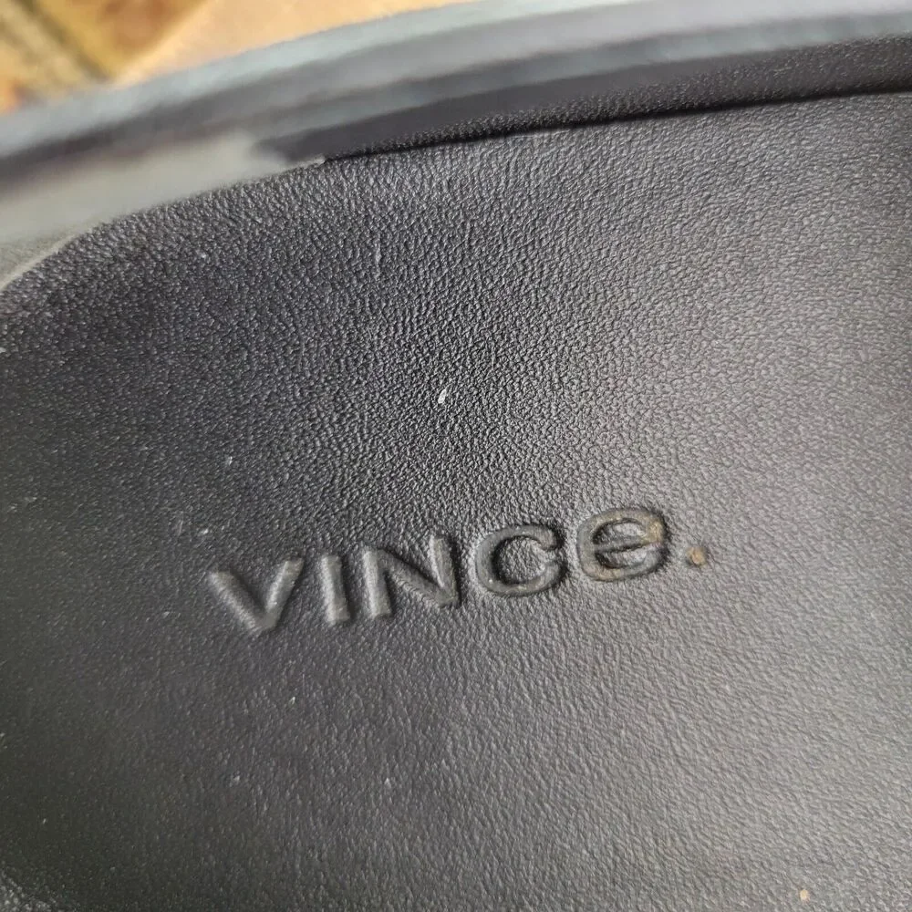 Vince Womens Shoes‎ Size 8 38 Black Suede Slip On Loafers Comfort Shoes Sneakers
